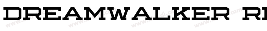 Dreamwalker Regular字体转换